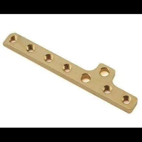 Xray T4 2018 Brass Motor Mount Plate 1