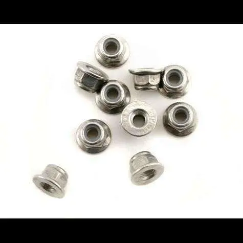 Xray Nut M4 With Flange (10) 1
