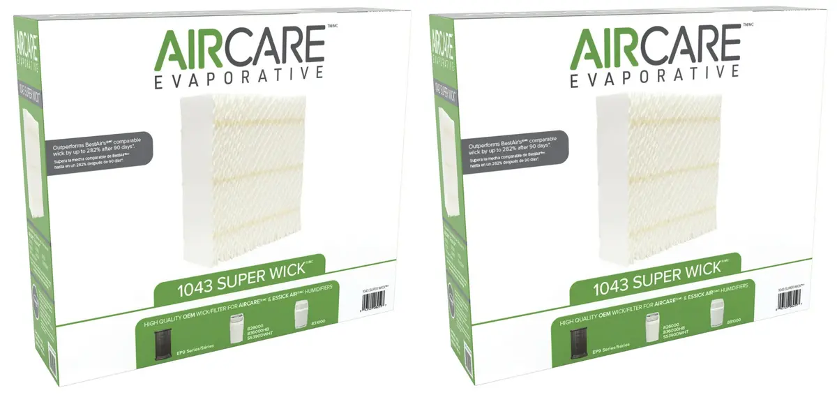 Essick 1043 Replacement Humidifier Wick Filter For Series 800 Humidifiers - Quantity Of 2 1