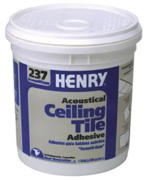 Henry 12016 1 Gallon Of #237 Acoustical Ceiling Tile Latex Adhesive / Glue - Quantity Of 4 1