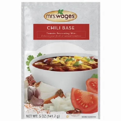 Mrs. Wages W537-J4425 Oz Chili Base Tomato & Canning Seasoning Mix -Quantity Of 24 1