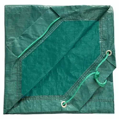 Itm Md-Yt-Gg-0909 9' X 9' Green Leaf Hauler Yard Tarp - Quantity Of 8 1