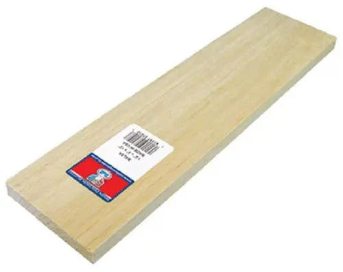 Midwest Products 6302 Balsa Wood 1/16" X 3" X 36" Inch - Quantity Of 20 1