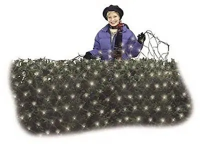 Holiday Wonderland 47893-88 70 Count 4' X 6' Cool White Micro Led Christmas Net Lights - Quantity Of 6 1