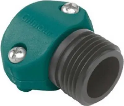 Gilmour 01M 5/8" & 3/4" Nylon Male Garden Hose End Repair Coupling - Quantity Of 72 1