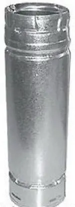 M&G Duravent 3Pvl-36R 3" X 36" Pellet Stove Double Wall Chimney Twist Lock Vent Pipe - Quantity Of 2 1