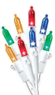 Holiday Wonderland 40847-88A 100 Count Multi-Color Led Mini Bulb Christmas Light Set- Quantity Of 6 1