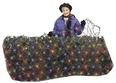 Sylvania V44546-88S 100 Light Count 4' X 6' Multi Color Led Net Christmas Light Set - Quantity Of 12 1