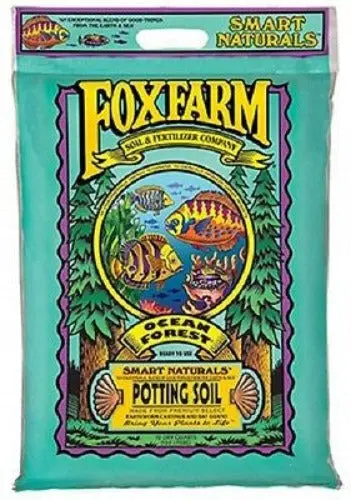 Fox Farm Fx14053 12 Quart Bag Of Ocean Forest Smart Naturals Potting Soil - Quantity Of 2 1
