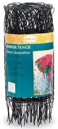 Panacea 89309 14"H X 20'L Green Arch Top Garden Border Fence / Fencing - Quantity Of 6 1