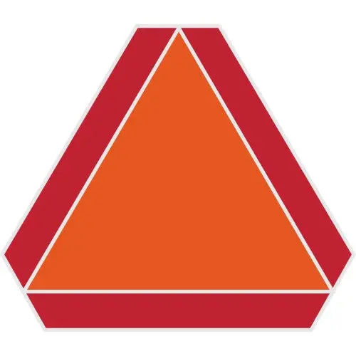 Hillman 840628 14" X 16" Aluminum Slow Moving Vehicle Emblem Sign - Quantity Of 2 1
