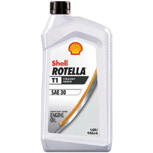 Shell 550049236 1 Quart Bottle Of Rotella T1 Sae 30W Motor Oil - Quantity Of 12 1