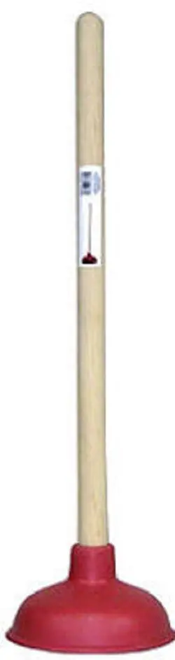 Everflow C28806 6" X 18" Force Cup Wood Handle Household Toilet Plunger - Quantity Of 5 1