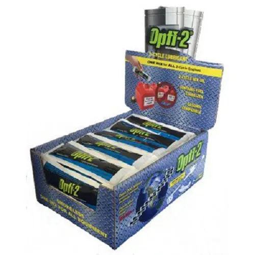 Interlube International 20096 1.8 Oz Opti-2 2 Cycle Mix Engine Oil With Fuel Stabilizer - Quantity Of 96 1