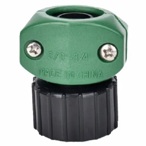Zhejiang 50002 5/8" & 3/4" Female Garden Hose End Repair Coupler - Quantity Of 72 1