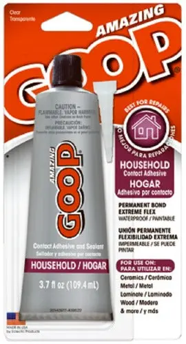 Goop 130011 3.7 Oz Tube Of Clear Household Amazing Goop Adhesive - Quantity Of 4 1