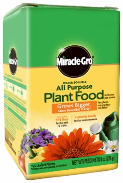 Scotts Miracle Gro 2000992 8 Oz Water Soluble All Purpose Plant Food - Quantity Of 3 1