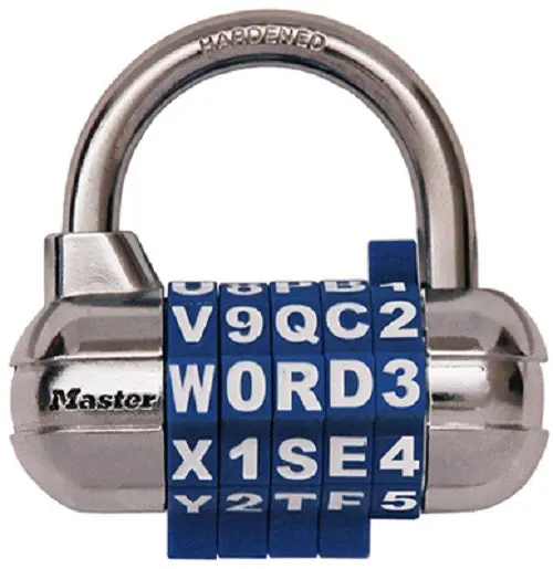 Master Lock 1534D Password Plus Combination Padlock Lock - Quantity Of 16 1