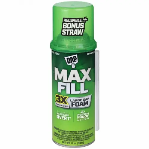 Dap 7565000033 12 Oz Can Of Max Fill Triple Expansion Foam Sealant - Quantity Of 4 1