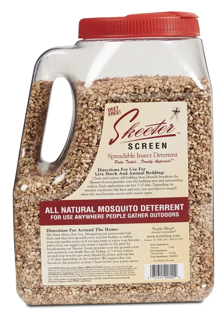 Scent Shop 90800 4 Lb Jug Of Skeeter Screen Deet Free All Natural Mosquito Deterrent - Quantity Of 1 2