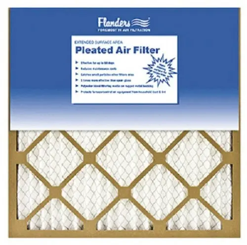 Aaf/Flanders 220251 20" X 25" X 1" Basic Pleated 60 Day Disposable Furnace Air Filter Merv 6 - Quantity Of 12 1