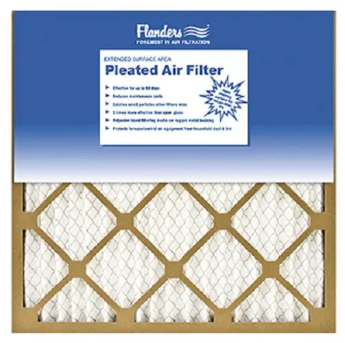 Aaf/Flanders 81555.011420 14" X 20" X 1" Basic Pleated 60 Day Disposable Furnace Air Filter Merv 6 - Quantity Of 12 1