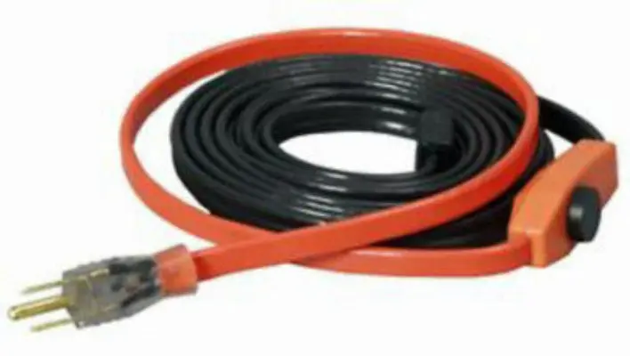 Easy Heat Ahb-124 24' Automatic Pipe Heating Freeze Protection Cable With Thermostat - Quantity Of 4 2