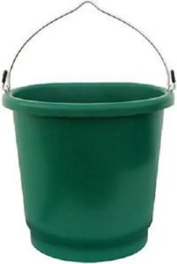 Farm Innovators Fb-80 3 Gallon Flat Back Heated Livestock Water Bucket - Quantity Of 6 1