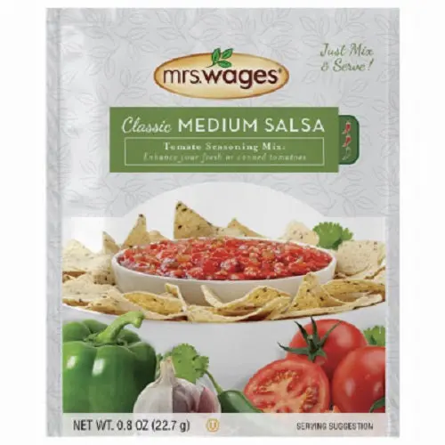 Mrs. Wages  W579-H6425 0.8 Oz Medium Instant Salsa Seasoning Mix For Canning - Quantity Of 36 1